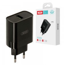 Сетевое зарядное устройство XO L63 QC3.0 1USB 15W black