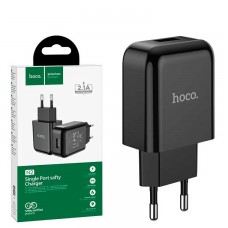 Сетевое зарядное устройство Hoco N2 1USB 2.1A black