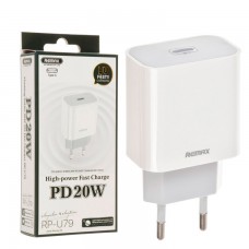 Сетевое зарядное устройство Remax RP-U79 PD 20W Type-C white
