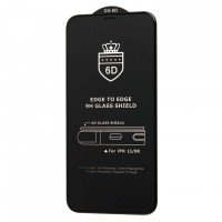 Защитное стекло 6D OG Crown iPhone 13 Mini black тех.пакет