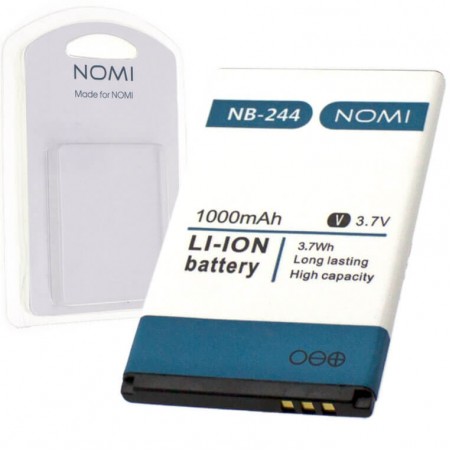 Аккумулятор NOMI NB-244 для i244 1000 mAh AAAA/Original пластик.блистер