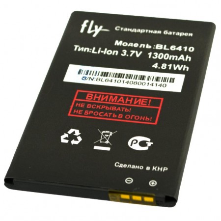 Аккумулятор Fly BL6410 1300 mAh TS111 AAAA/Original тех.пакет