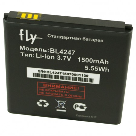 Аккумулятор Fly BL4247 1500 mAh Miracle IQ442 AAAA/Original тех.пакет