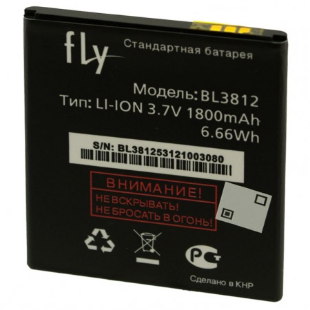 Аккумулятор Fly BL3812 1800 mAh IQ4416 AAAA/Original тех.пакет