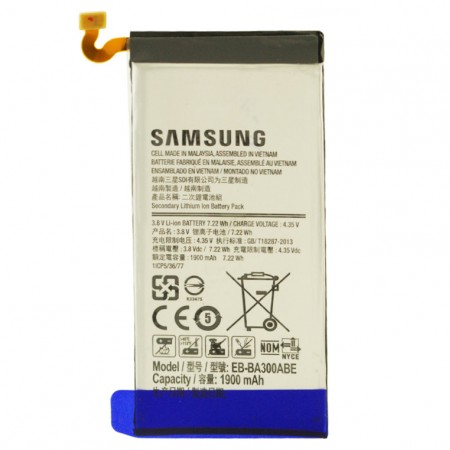 Аккумулятор Samsung EB-BA300ABE 1900 mAh A3 2015 A300 AAAA класс тех.пакет