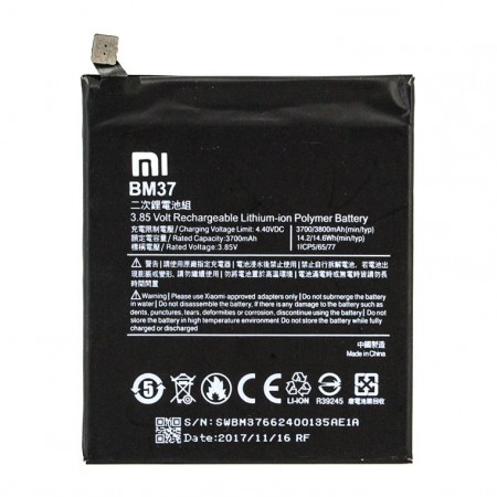 Аккумулятор Xiaomi BM37 3800 mAh Mi 5S Plus AAAA/Original тех.пак