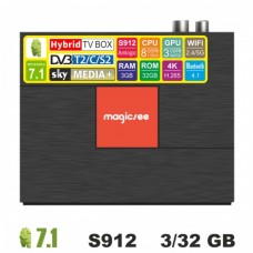 Android TV/T2/C/S2 приставка SKY (Magicsee C400 Plus) 3/32 GB
