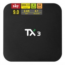 Android Smart TV приставка SKY (TX3 X3) 4/64 GB