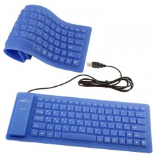 Клавиатура силиконовая Active 86K синяя