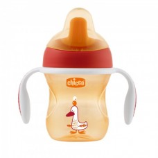 Чашка-непроливайка Chicco - Training Cup (06921.20R) 200 мл / 6 мес.+ / оранжевый