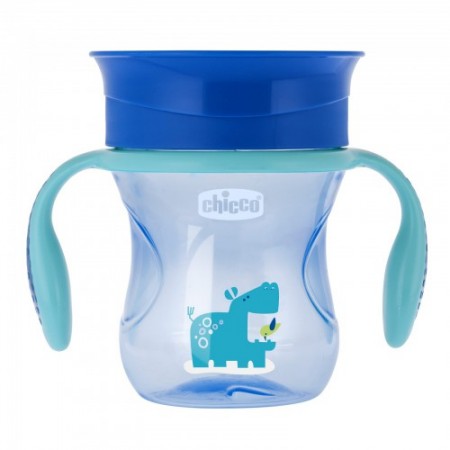 Чашка-непроливайка Chicco - Perfect Cup (06951.20) 200 мл / 12 мес.+ / синий