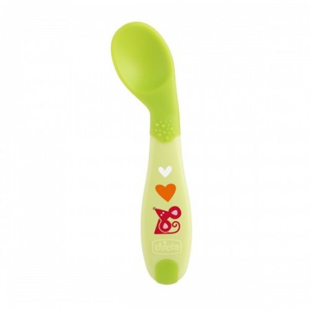 Ложечка анатомическая Chicco - First Spoon (16100.30) 8 мес.+, зеленый