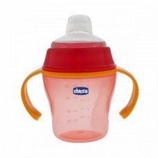 Чашка-непроливайка Chicco - Soft Cup (06823.70) 200 мл, 6 мес.+, оранжевый