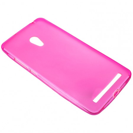 Чехол силиконовый цветной ASUS ZenFone 6 розовый