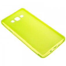 Чехол силиконовый цветной Samsung A7 2015 A700 зеленый