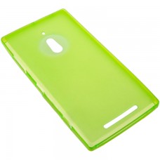 Чехол силиконовый цветной Nokia Lumia 830 зеленый