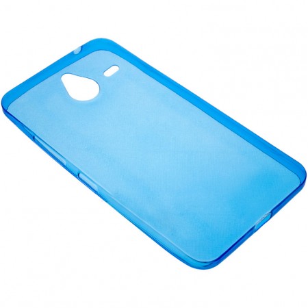 Чехол силиконовый цветной Nokia Lumia 640 XL синий