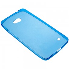 Чехол силиконовый цветной Nokia Lumia 640 синий