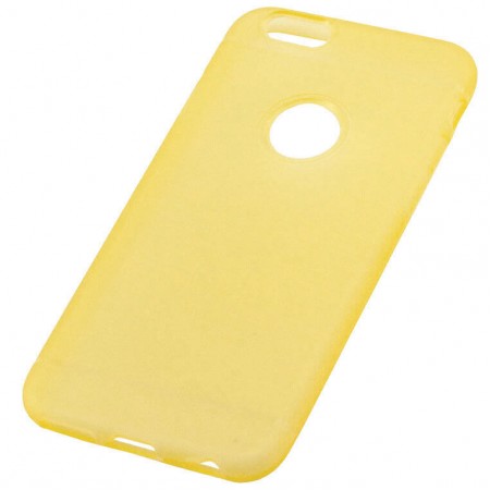 Чехол силиконовый Apple iPhone 6‏ матовый‏ желтый
