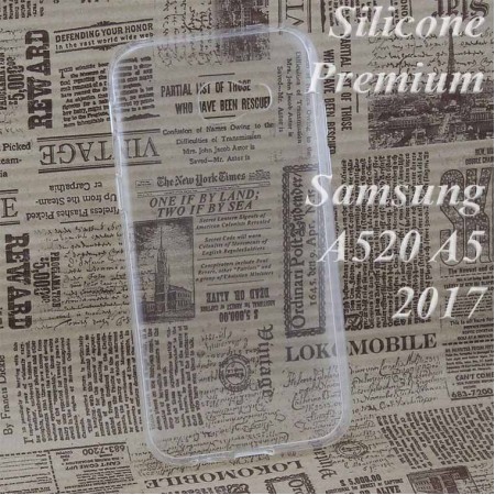 Чехол силиконовый Premium Samsung A5 2017 A520 прозрачный