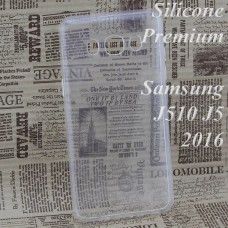 Чехол силиконовый Premium Samsung J5 2016 J510 прозрачный