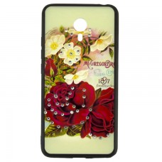 Чехол накладка Flower Case Meizu M3 Note Mc. Gregor Rose