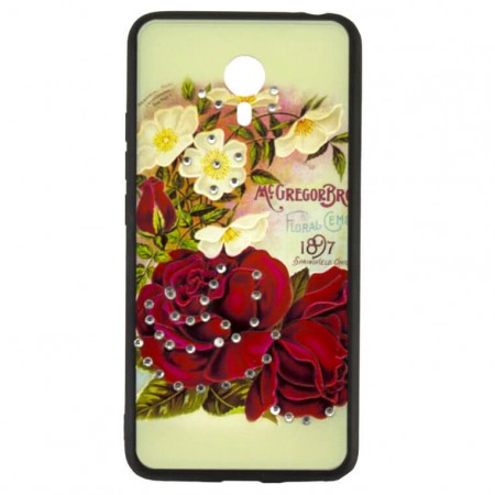Чехол накладка Flower Case Meizu M3 Note Mc. Gregor Rose