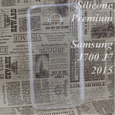 Чехол силиконовый Premium Samsung J7 2015 J700, J7 Neo J701 прозрачный