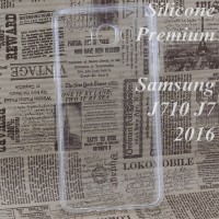 Чехол силиконовый Premium Samsung J7 2016 J710 прозрачный