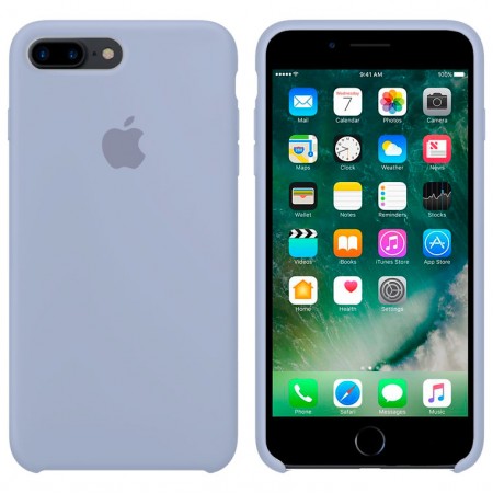 Чехол Silicone Case Apple iPhone 7 Plus, 8 Plus светло-голубой 05