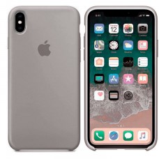 Чехол Silicone Case Apple iPhone X, XS светло-серый 23