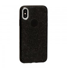 Чехол силиконовый Shine Apple iPhone X, XS черный