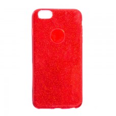 Чехол силиконовый Shine Apple iPhone 6, 6S красный