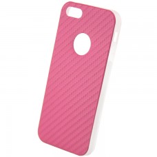 Чехол силиконовый Dekkin Karbon Apple iPhone 5 розовый
