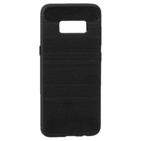 Чехол силиконовый Polished Carbon Samsung S8 Plus G955 черный