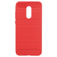 Чехол силиконовый Polished Carbon Xiaomi Redmi 5 Plus красный