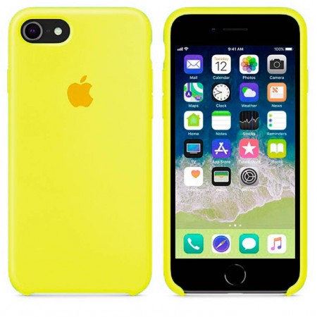 Чехол Silicone Case Apple iPhone 6, 6S лимонный 41