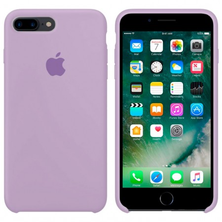 Чехол Silicone Case Apple iPhone 7 Plus, 8 Plus сиреневый 39