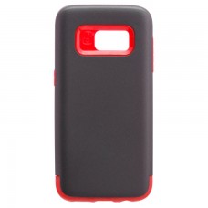 Чехол-накладка Motomo X1 Samsung S7 G930 серо-красный
