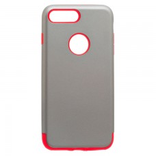 Чехол-накладка Motomo X1 Apple iPhone 7 Plus, 8 Plus серо-красный