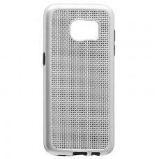 Чехол-накладка GINZZU Carbon X1 Samsung S7 Edge G935 серебристый