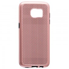 Чехол-накладка GINZZU Carbon X1 Samsung S7 Edge G935 розовый