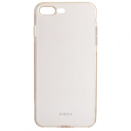 Чехол силиконовый Albizia с Заглушкой Apple iPhone 7 Plus, 8 Plus золотистый