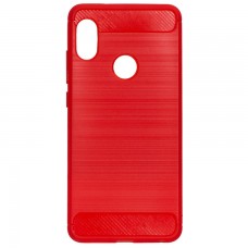 Чехол силиконовый Polished Carbon Xiaomi Redmi S2, Y2 красный