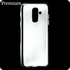 Чехол силиконовый Premium Samsung A6 Plus 2018 A605 прозрачный