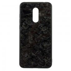 Чехол накладка Glass Case Мрамор Xiaomi Redmi 5 черный