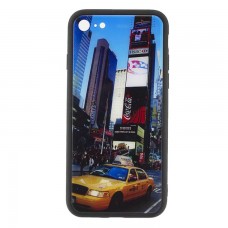 Чехол накладка Glass Case New Apple iPhone 7, 8 такси