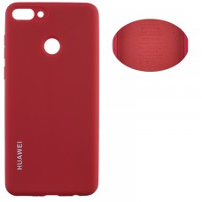 Чехол Silicone Cover Huawei Y9 2018 красный