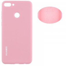 Чехол Silicone Cover Huawei Y9 2018 розовый