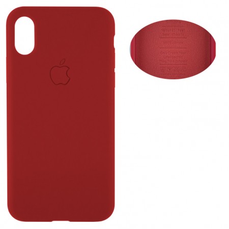 Чехол Silicone Cover Apple iPhone X , iPhone XS 5.8 красный